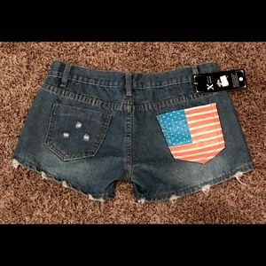 NWT Japan & Korea Fashion Ripped Jean Shorts